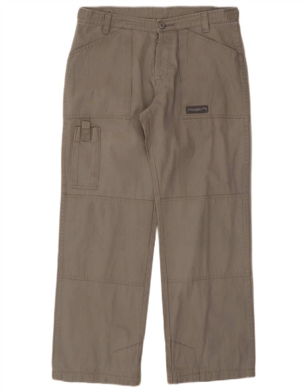 Мужские прямые брюки-карго Wrangler W32 L28, серые, хлопковые
