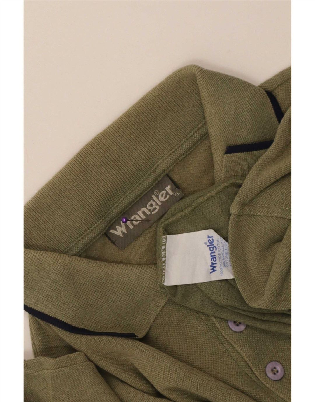 Мужская рубашка поло Wrangler XL, цвет хаки, хлопок