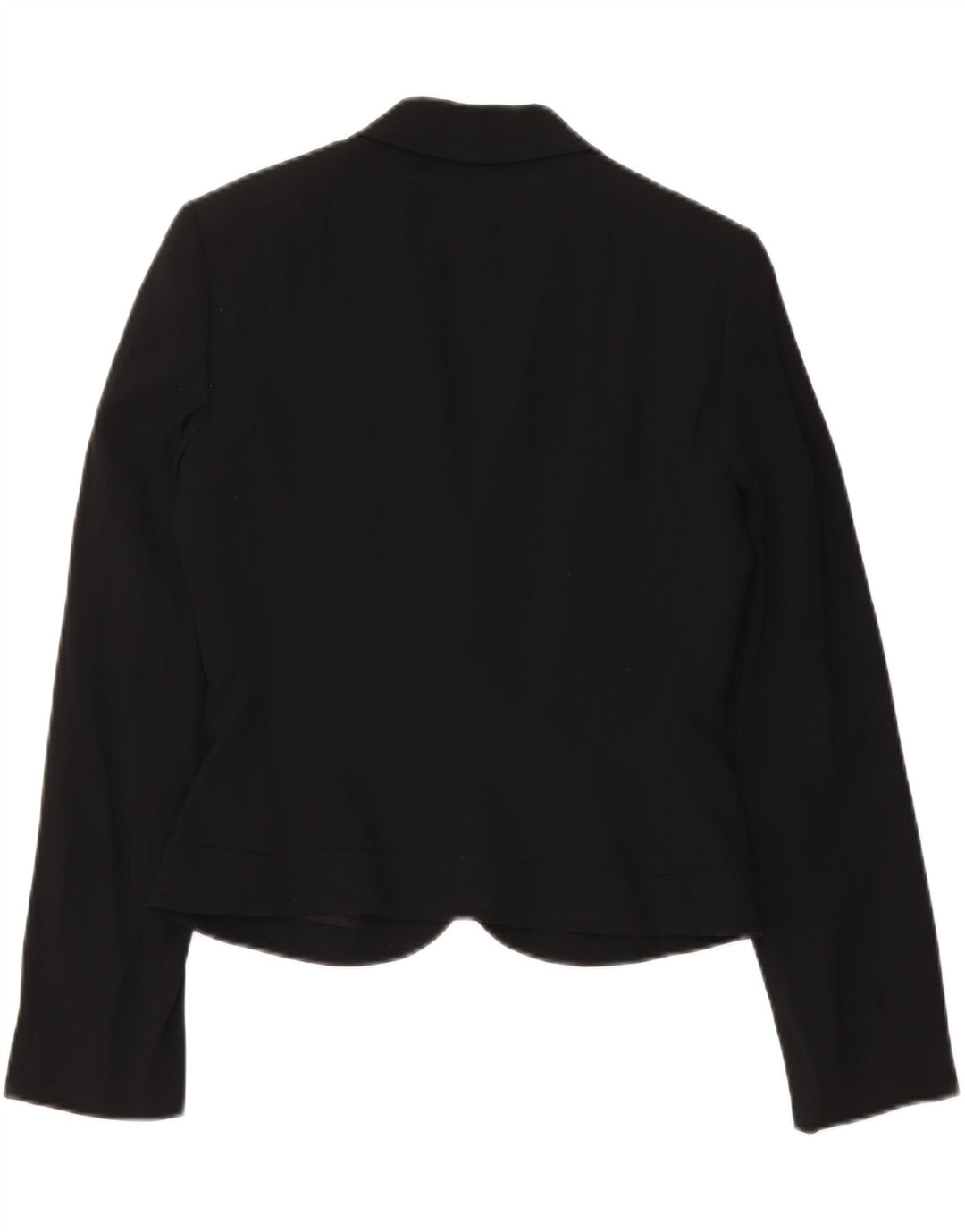 Укороченный женский пиджак на 1 пуговице Seventy Womens IT 40, маленький черный вискоза