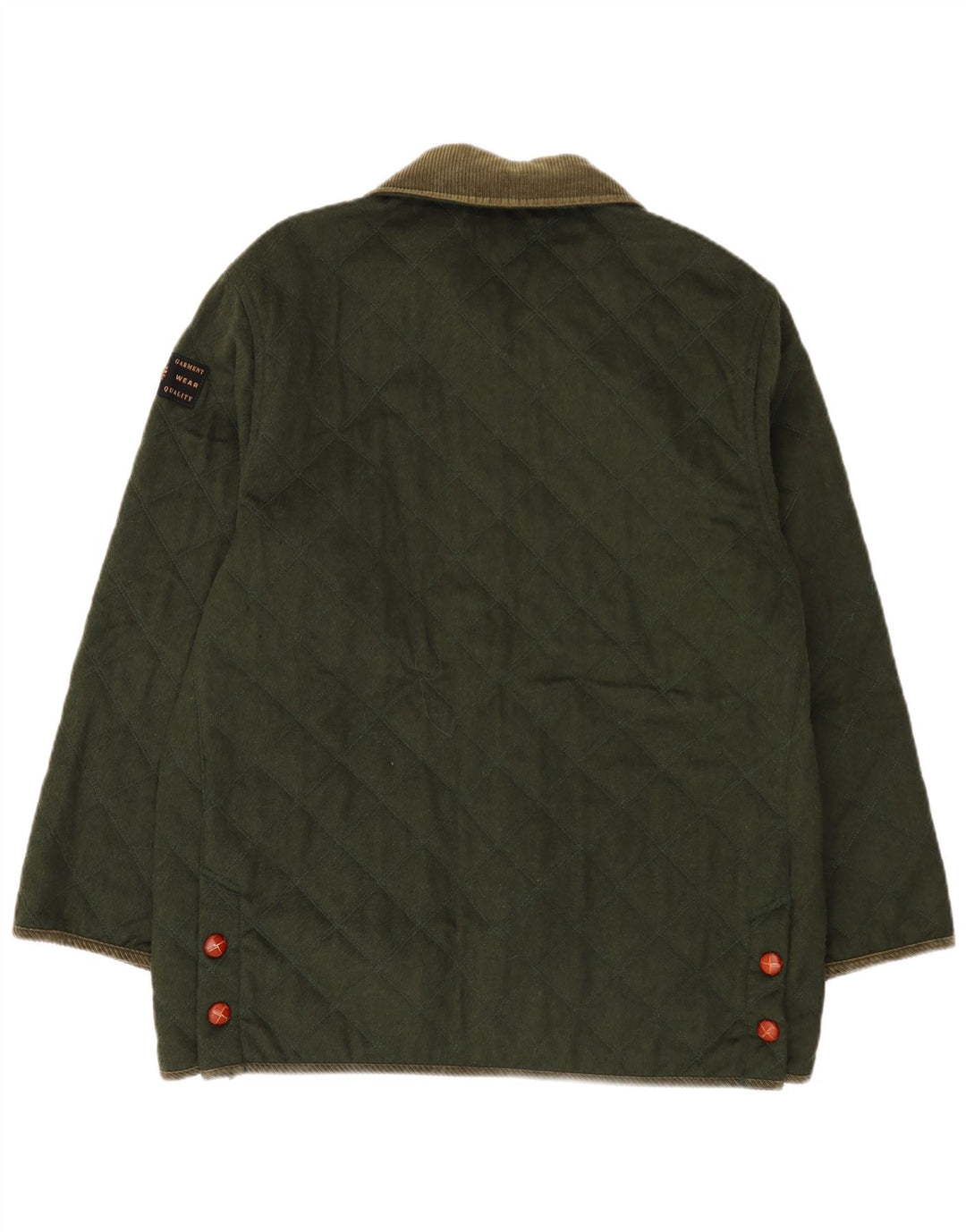 Мужская стеганая куртка St. Germain IT 52 XL хаки, шерсть с цветными блоками