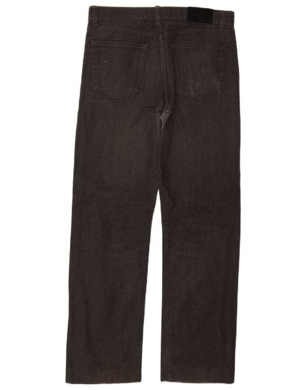 Zara Mens Straight Casual Trousers EU 42 Large W32 L30 Grey