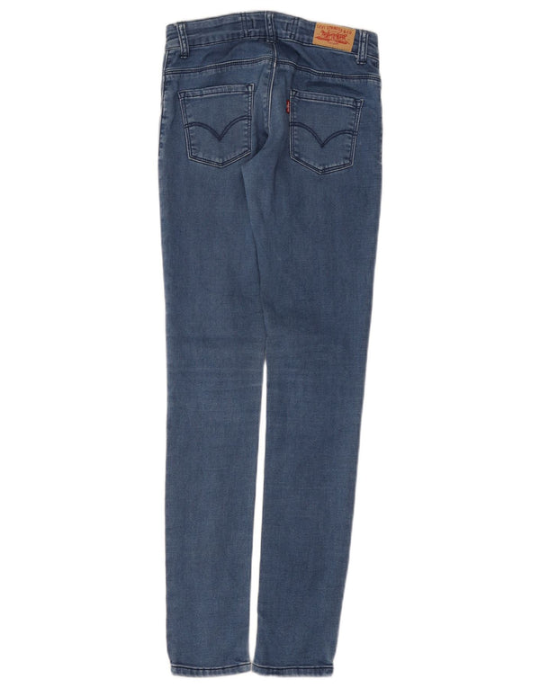 Джинсы Levi's Girls 710 Super Skinny 13-14 лет W26 L30, синий хлопок