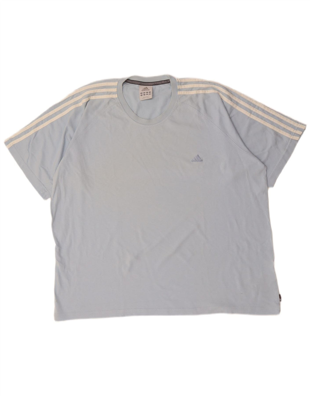 Мужская футболка Adidas Top 2XL, синяя, хлопок