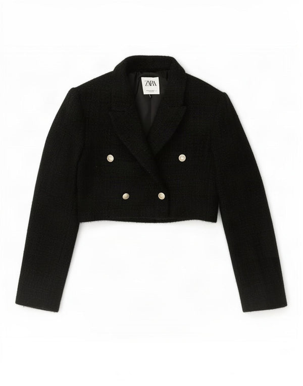 Женское болеро Zara UK 6 XS, черный акрил