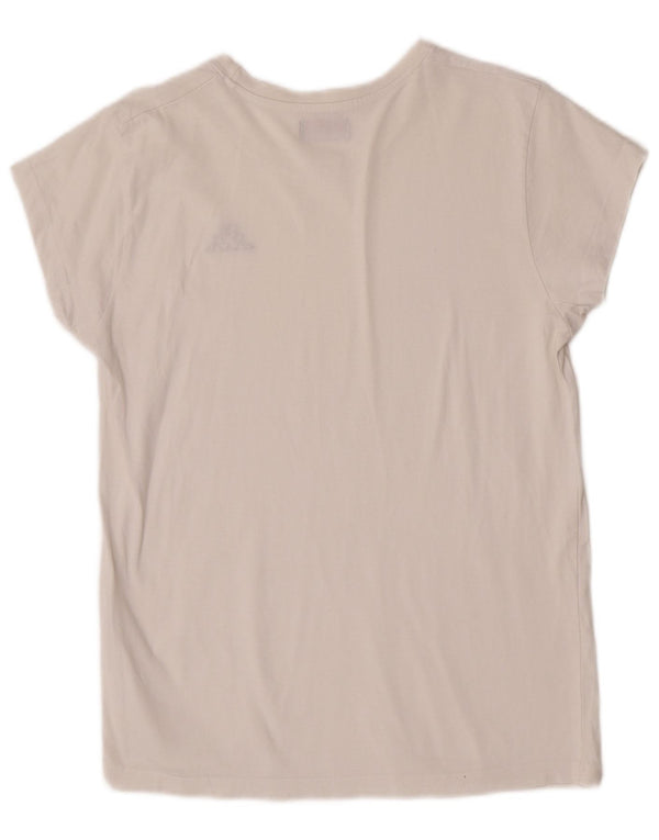 Футболка Kappa для девочек, топ 15-16 лет, 2XL, белая