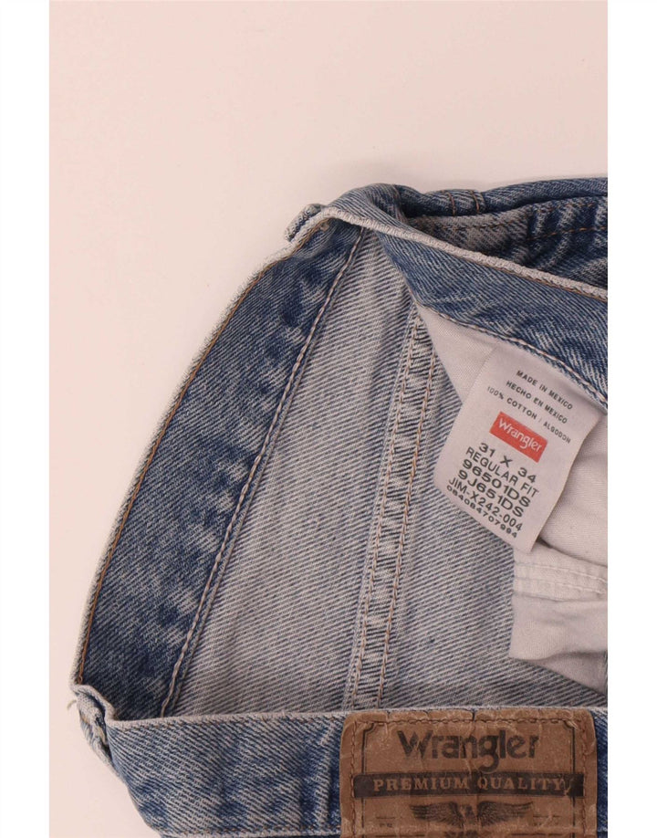 Мужские джинсовые шорты Wrangler стандартного кроя W31, средний синий хлопок