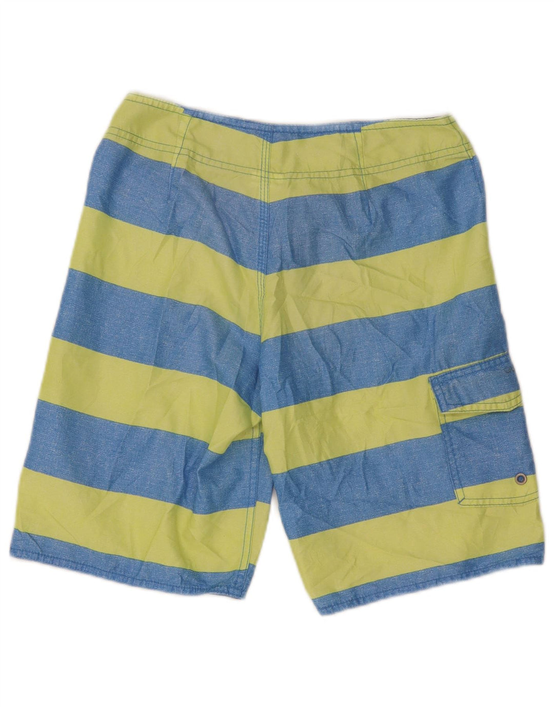 Мужские шорты для плавания Quiksilver XS из полиэстера в синюю полоску