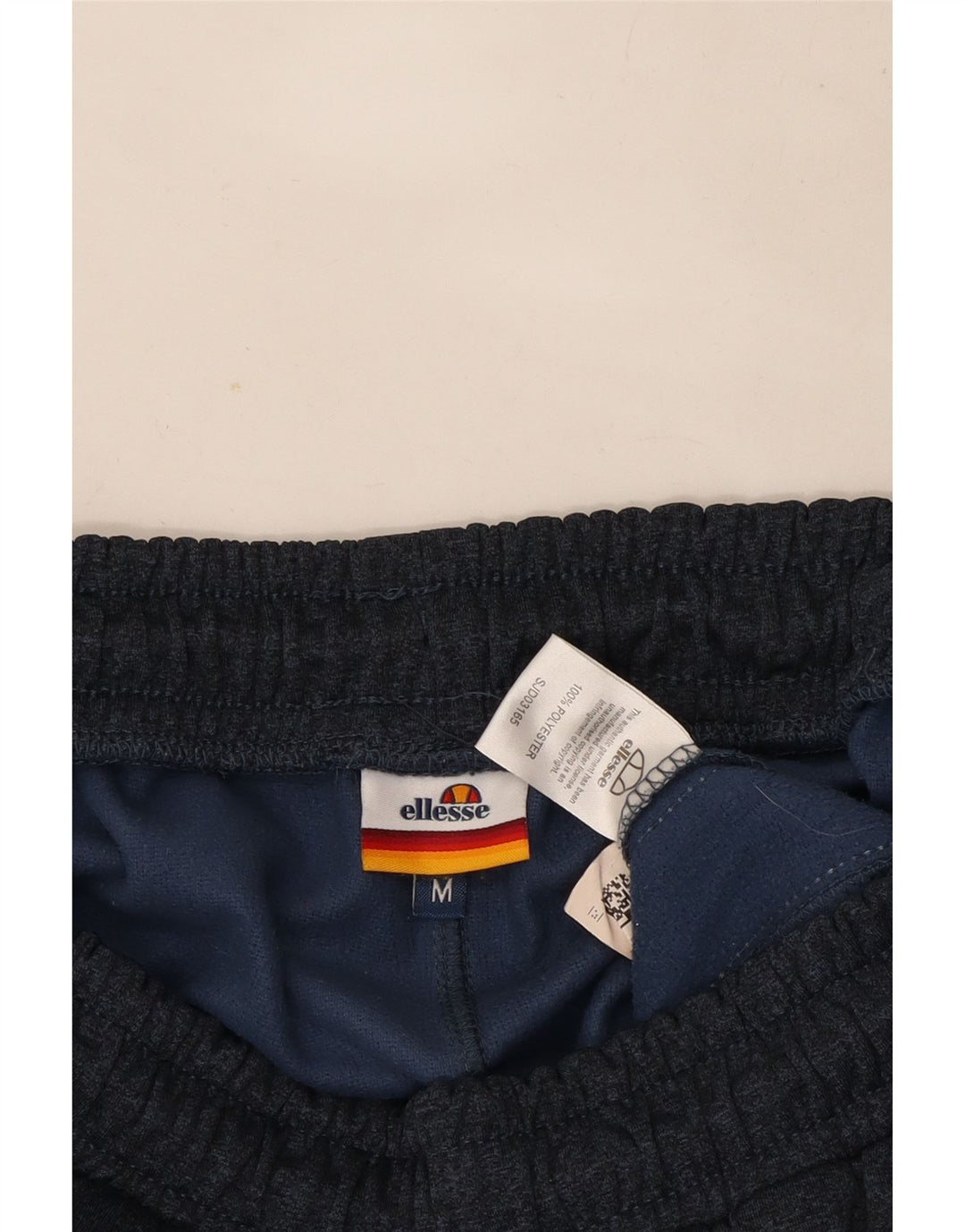 Мужские спортивные брюки Ellesse, джоггеры, средние, темно-синие, цветные блоки