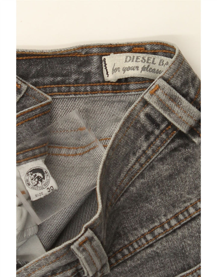 Мужские зауженные джинсы DIESEL W30 L29, серый хлопок