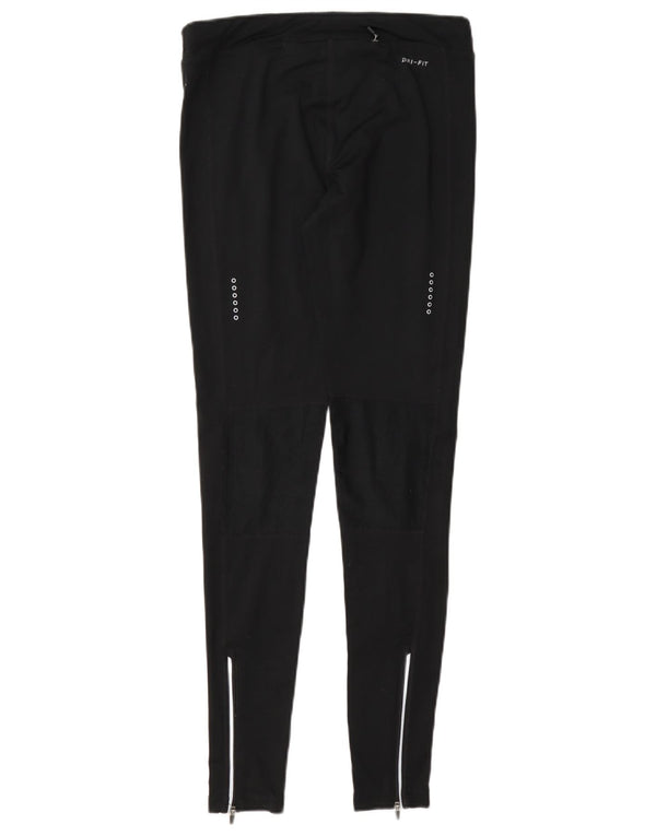 Женские леггинсы Nike Dri Fit UK 10, маленькие черные
