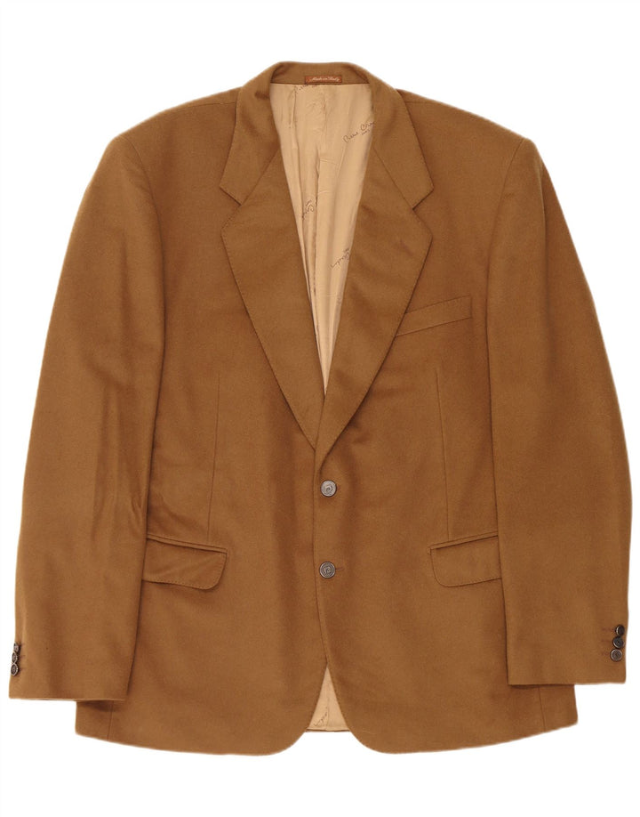Мужской пиджак Pierre Cardin на 2 пуговицах IT 54 2XL Хаки Кашемир