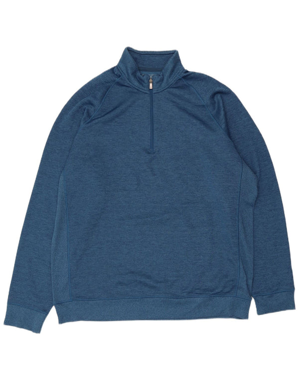 Мужской свитшот с воротником на молнии Under Armour, XL, синий