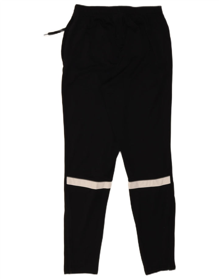 Мужские спортивные брюки Nike Dri Fit среднего размера, полиэстер с цветными блоками, средний черный