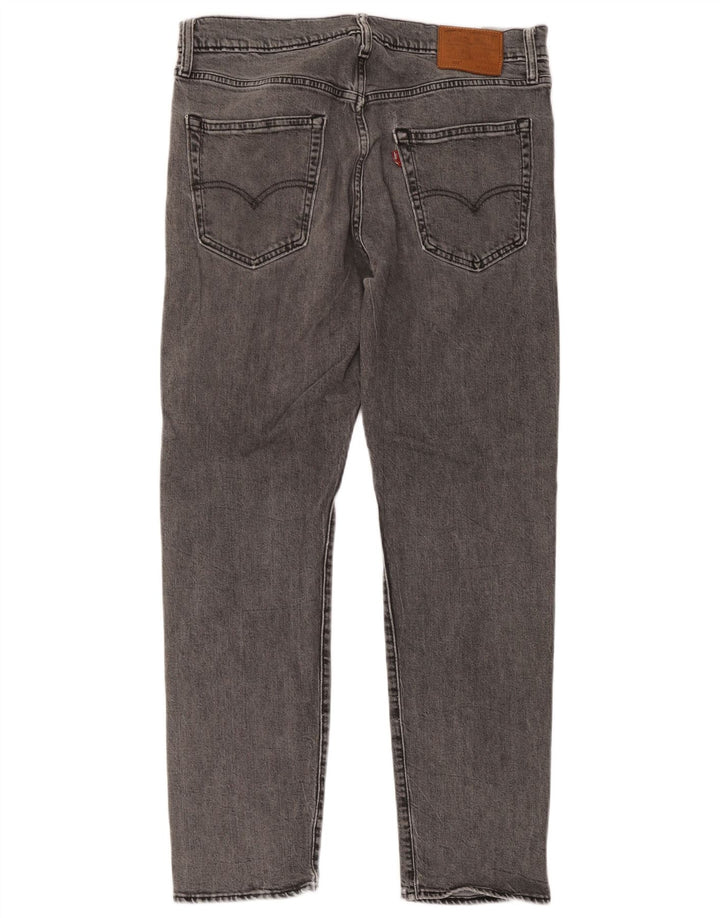 Мужские зауженные джинсы Levi's 502 W34 L32 Серые хлопковые