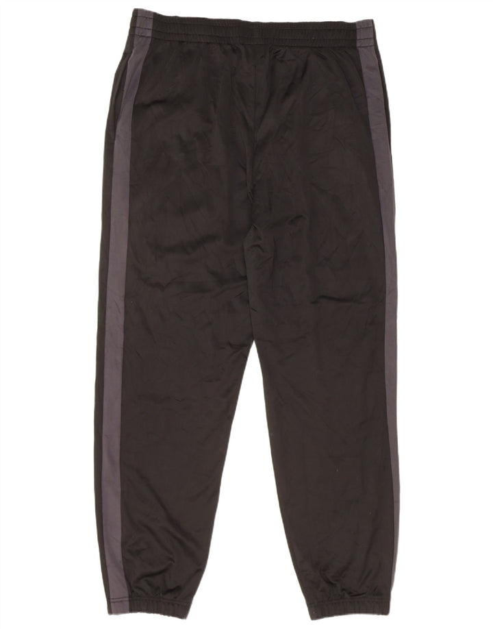 STARTER Mens Tracksuit Trousers Joggers Large  Black Colourblock Polyester
