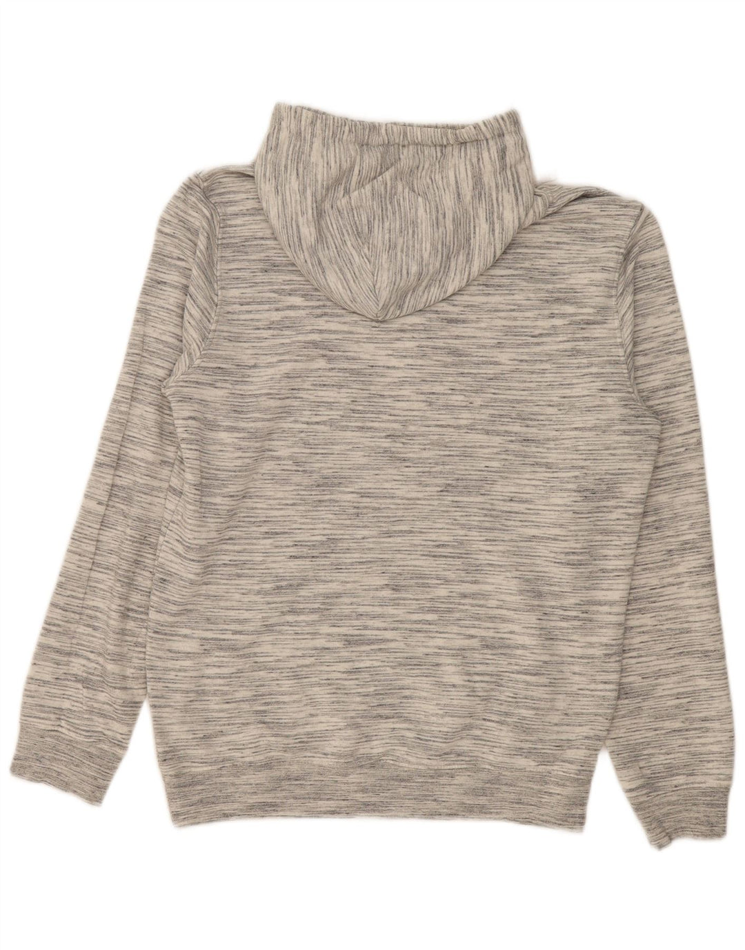 CHAMPION Mens Graphic Hoodie Jumper Medium Grey Flecked