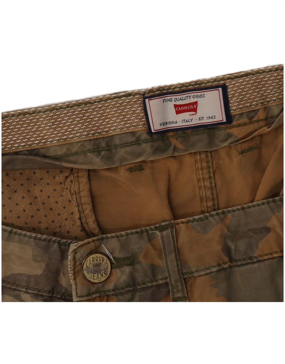 Мужские шорты карго Carrera W38 XL хаки камуфляж