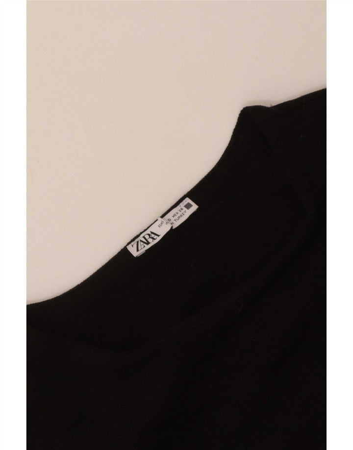 Женский жилет Zara UK 10, маленький черный