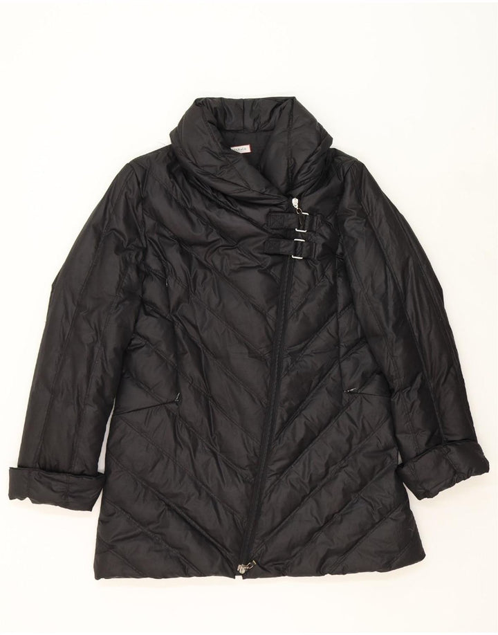 MAX & CO. Womens Padded Coat IT 46 Large Black Polyester Vintage Max & Co. and Second-Hand Max & Co. from Messina Hembry 