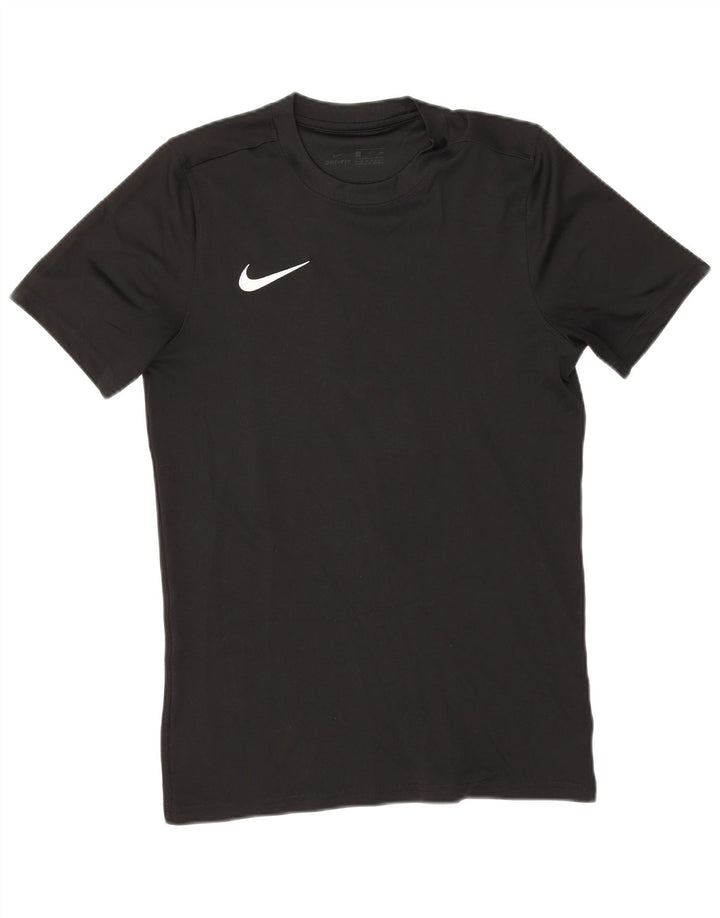 Мужская футболка Nike Dri Fit, маленький черный полиэстер