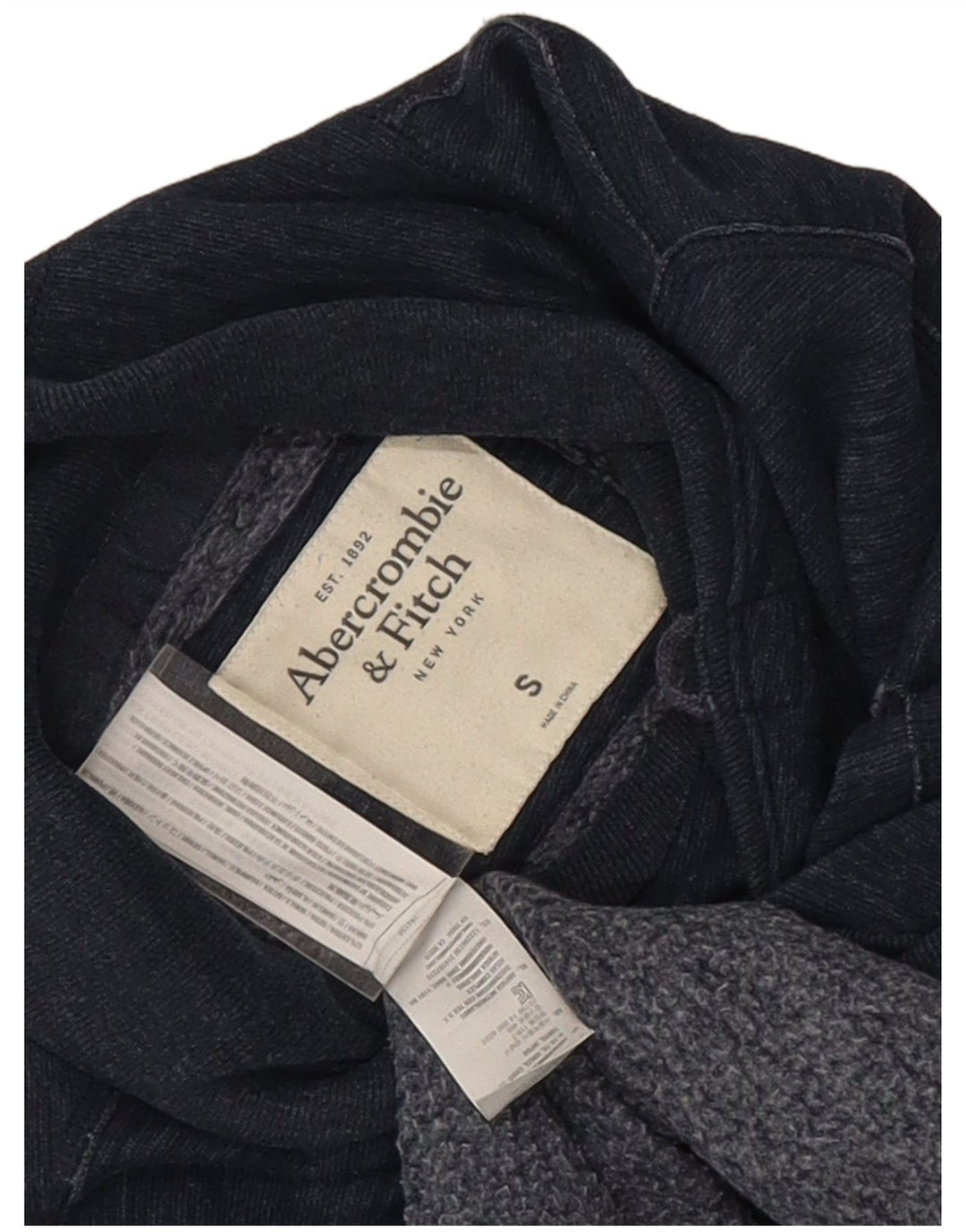 Мужской свитшот Abercrombie & Fitch, маленький темно-синий в крапинку
