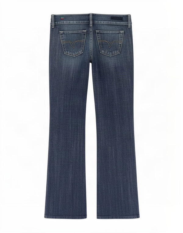 Женские джинсы Diesel Cherone Bootcut W29 L32 Темно-синие, хлопок