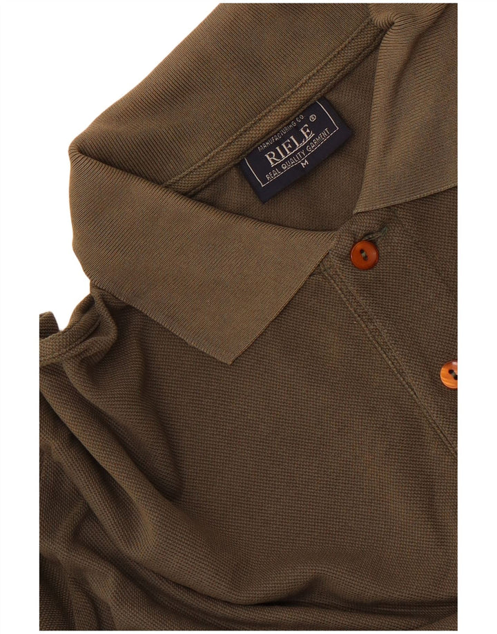 Мужская рубашка поло Rifle среднего цвета хаки