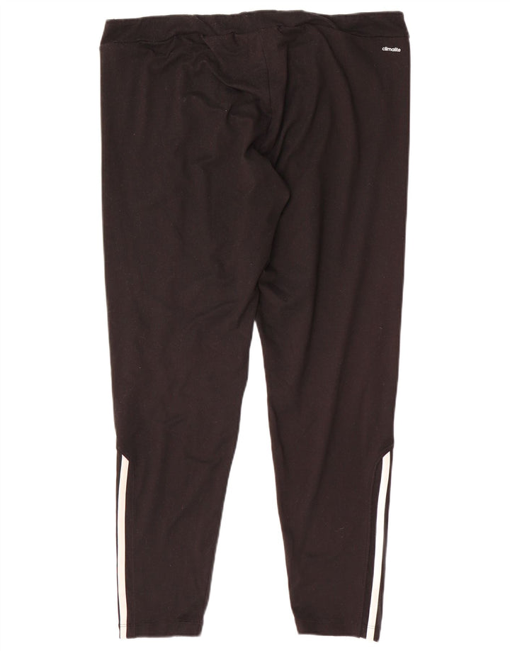 Женские леггинсы Adidas Climalite UK 20/22 XL, черный полиэстер