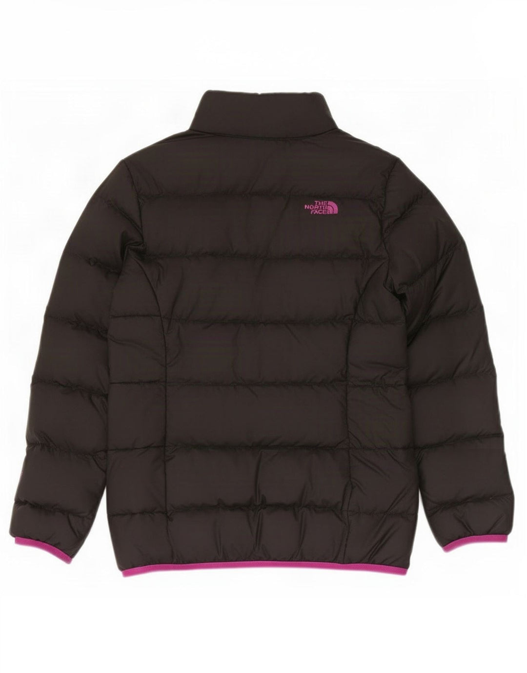 Стеганая куртка The North Face для девочек 9–10 лет, средний черный полиэстер