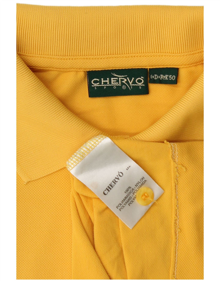 Мужская рубашка-поло Chervo IT 50 Medium Yellow Полиамид
