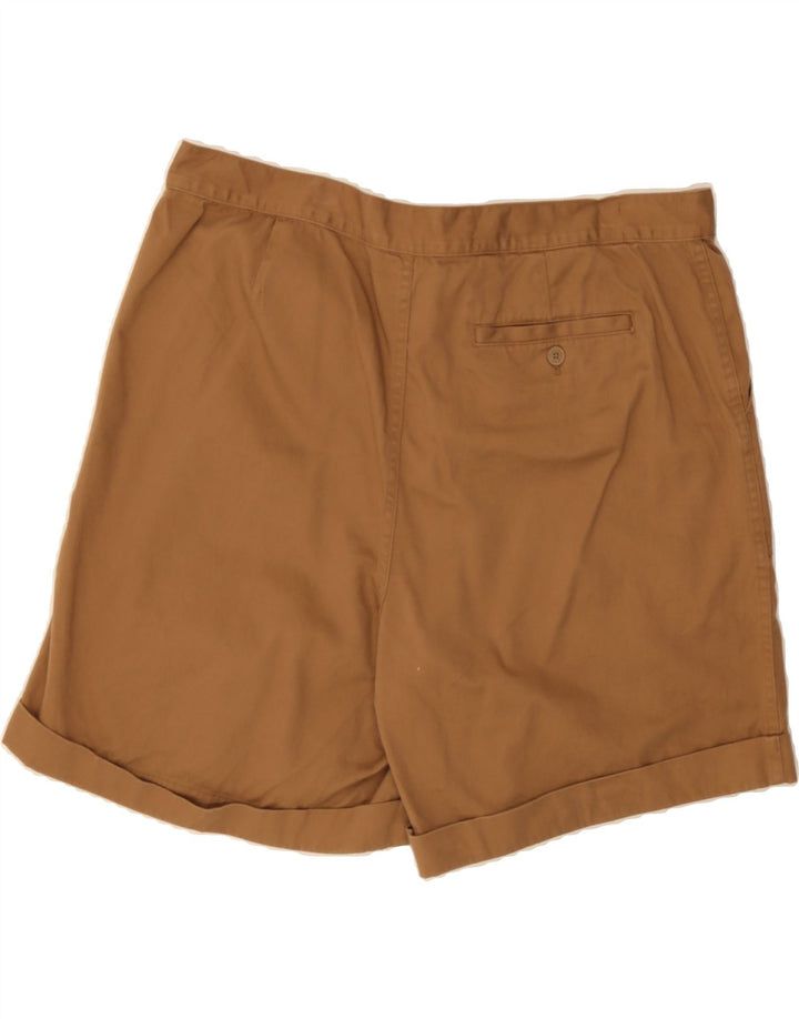 CHAPS Womens Chino Shorts US 16 2XL W38 Brown Cotton Vintage Chaps and Second-Hand Chaps from Messina Hembry 