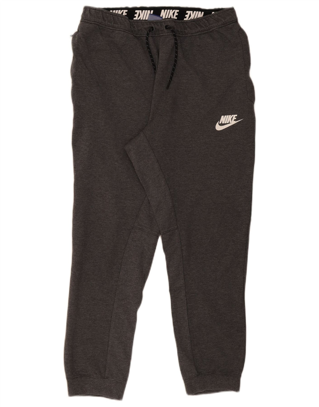Мужские спортивные брюки Nike, джоггеры, большие серые, хлопковые