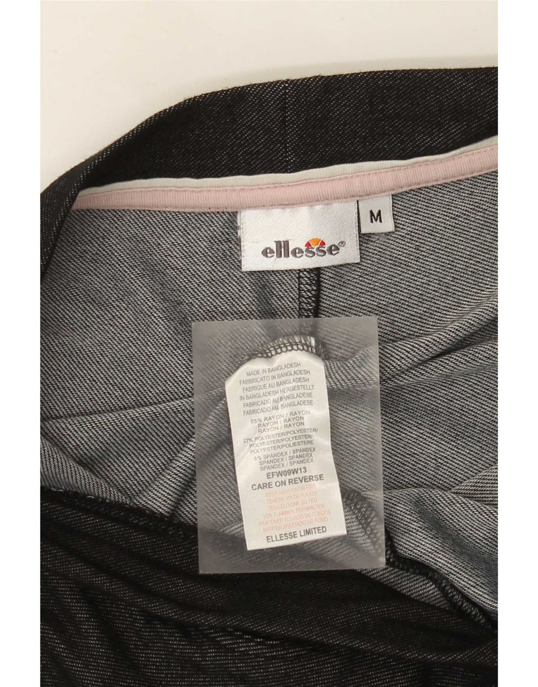 Женские леггинсы Ellesse UK 12, средний черный вискоза