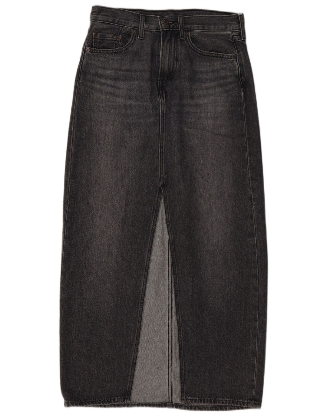 Женская джинсовая юбка LEVI'S W25 XS Серая, хлопок