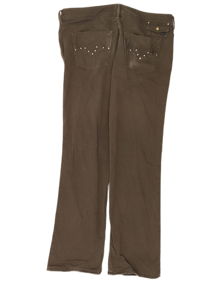 Женские джинсы Diesel Bootcut W33 L30 Хаки, хлопок