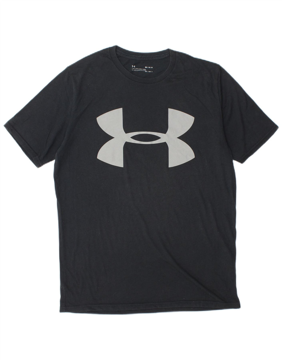 UNDER ARMOR Мужская футболка с рисунком Heat Gear Top Medium Black Cotton