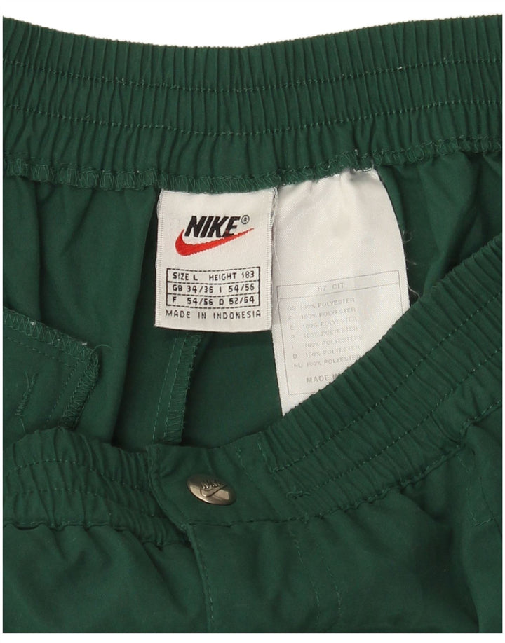 Женские шорты чинос Nike, большие размеры, W34, зеленый полиэстер