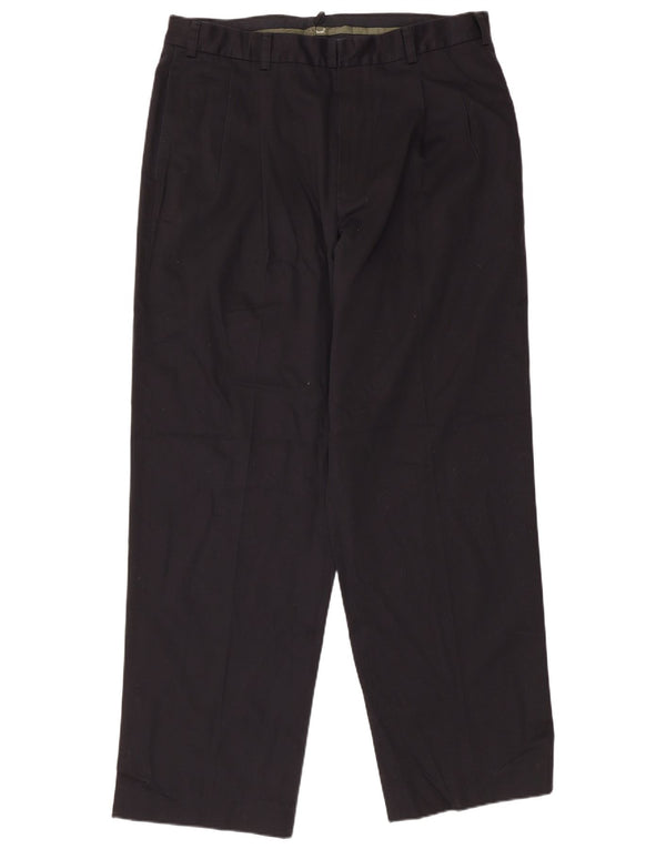 Мужские повседневные брюки L.L.Bean с привязками W37 L32, черный хлопок