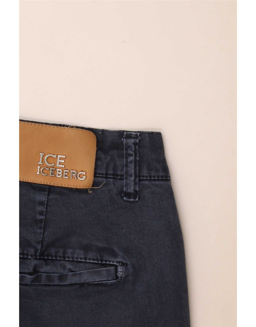 Женские узкие брюки чинос Iceberg W32 L29 Темно-синие