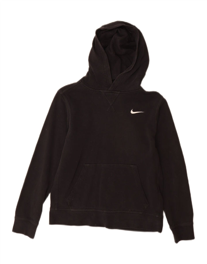 Джемпер с капюшоном Nike для мальчиков 12–13 лет, большой черный