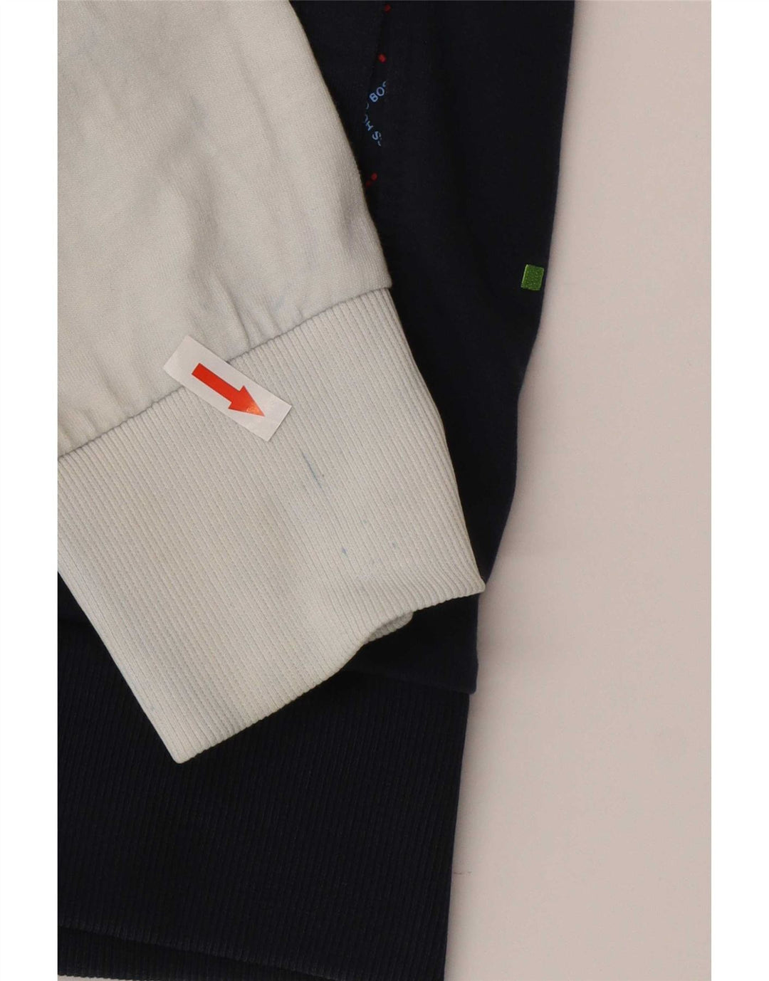 Мужская спортивная куртка Hugo Boss, большая белая с цветными блоками