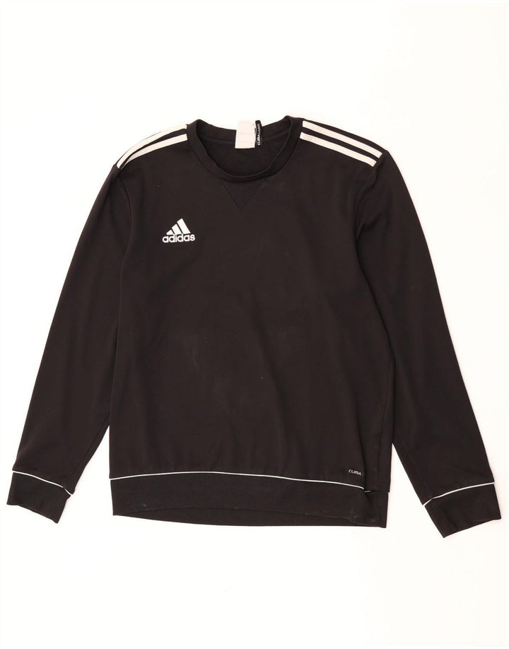 Мужской джемпер Adidas Climalite UK 40/42, средний черный полиэстер