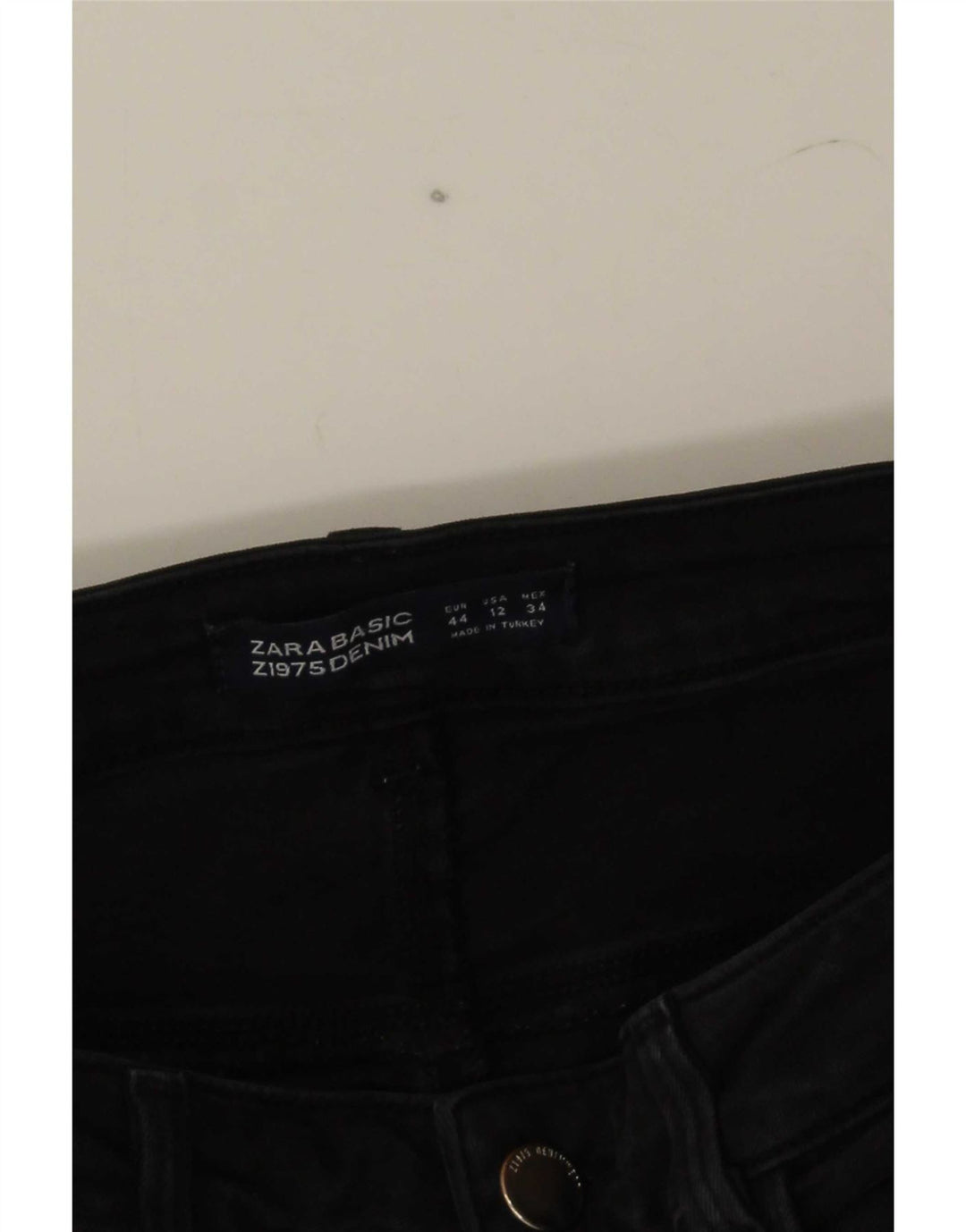 Мужские джинсы Zara Slim EU 44, большие W34 L28, черные