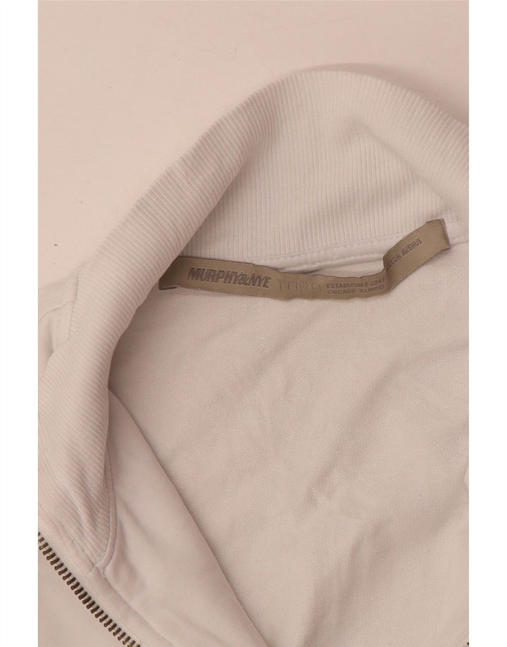 Женский спортивный костюм с графическим рисунком MURPHY & NYE, верхняя куртка UK 10, маленький белый