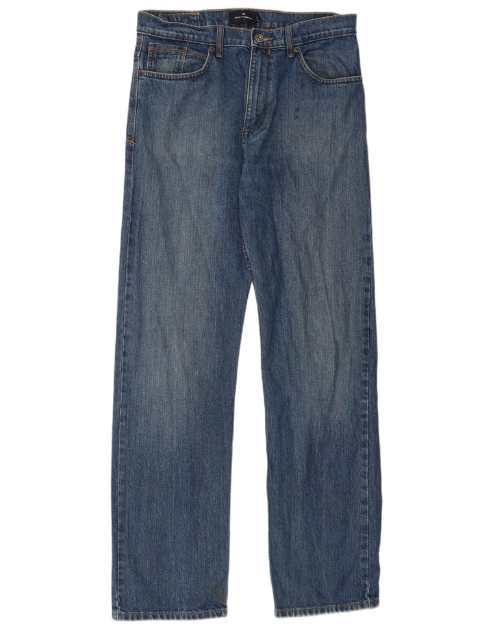 Мужские прямые джинсы Marks & Spencer Blue Harbour W32 L33, синий хлопок