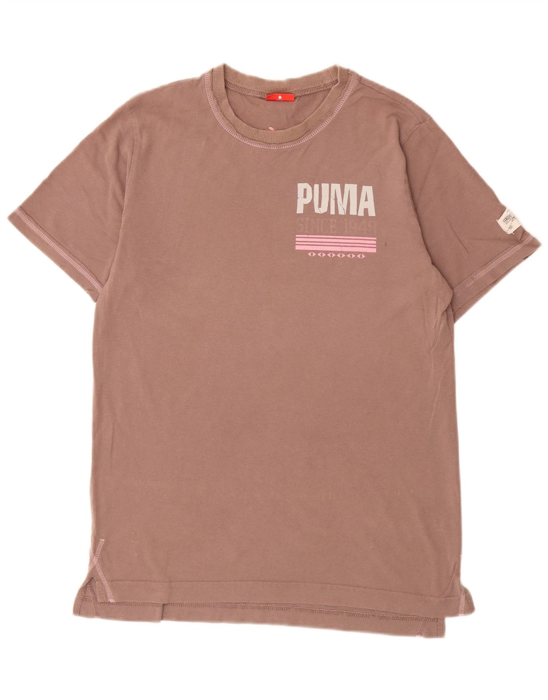 Женская футболка с рисунком Puma Top UK 14 Medium Brown