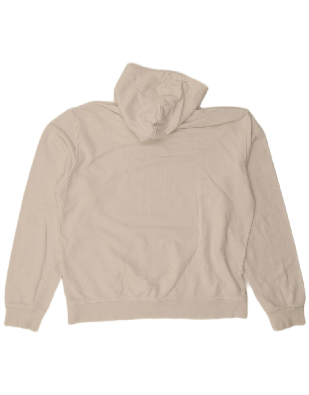 Мужской джемпер с капюшоном с рисунком Asics XL из хлопка белого цвета