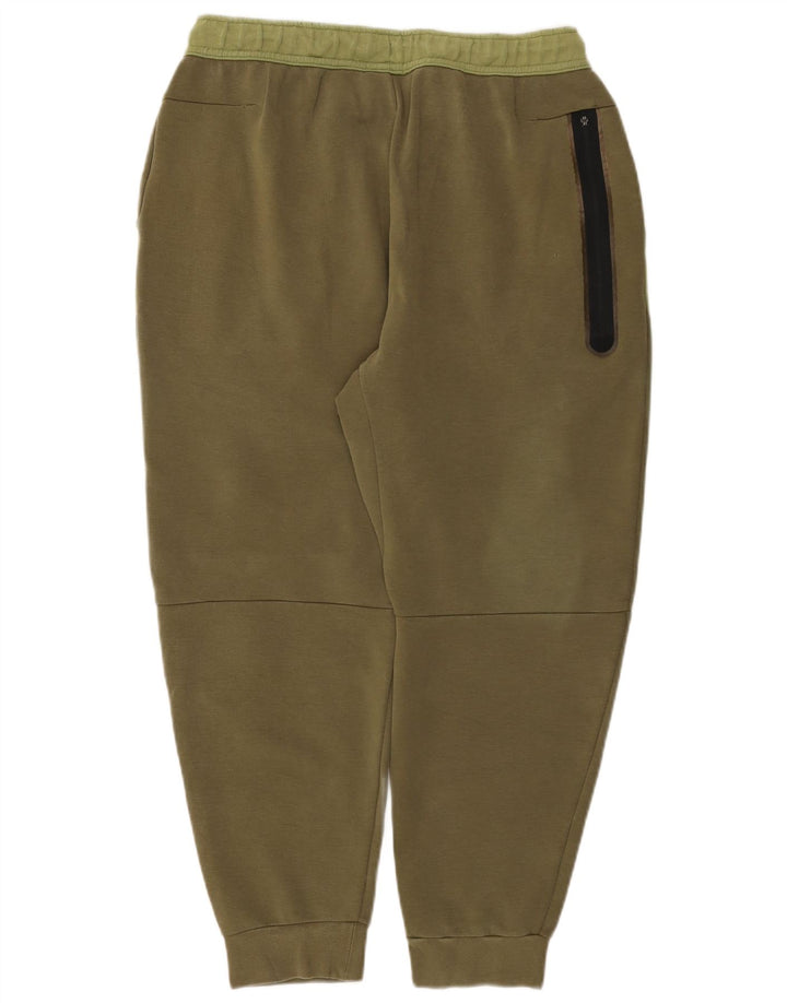 Мужские спортивные брюки NIKE, джоггеры, большой цвет хаки, хлопок с цветными блоками