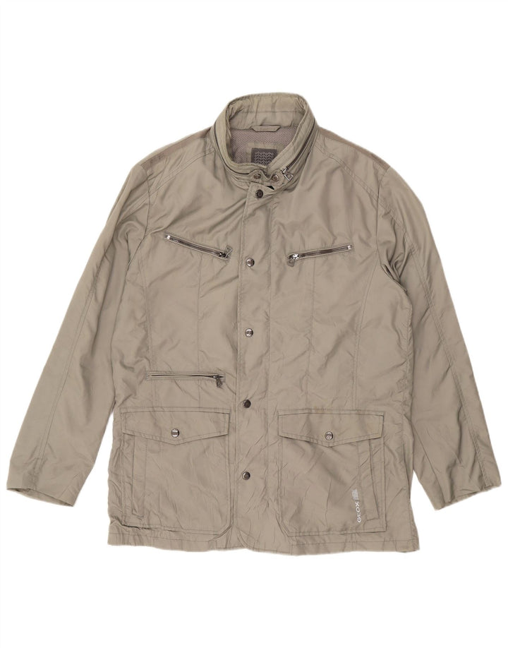GEOX Mens Utility Jacket UK 44 2XL Grey