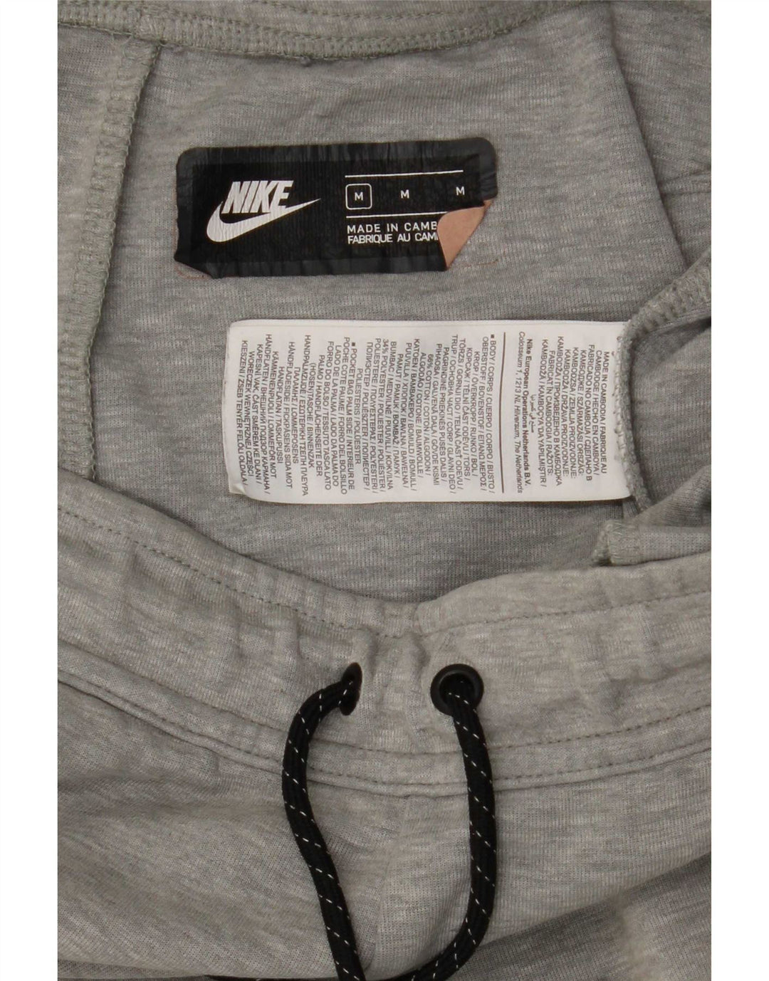 Мужские спортивные брюки Nike, джоггеры среднего серого цвета, хлопок